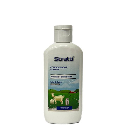 Acondicionador Leave-in Stratti Leche de Cabra, D-Pantenol & Keratina 100ml